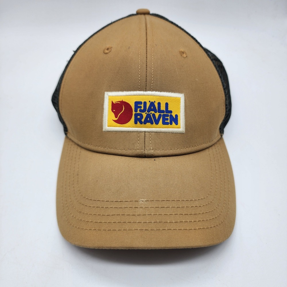 Fjallraven Vardag Langtradarkeps Trucker Hat Unisex Brown Black Mesh